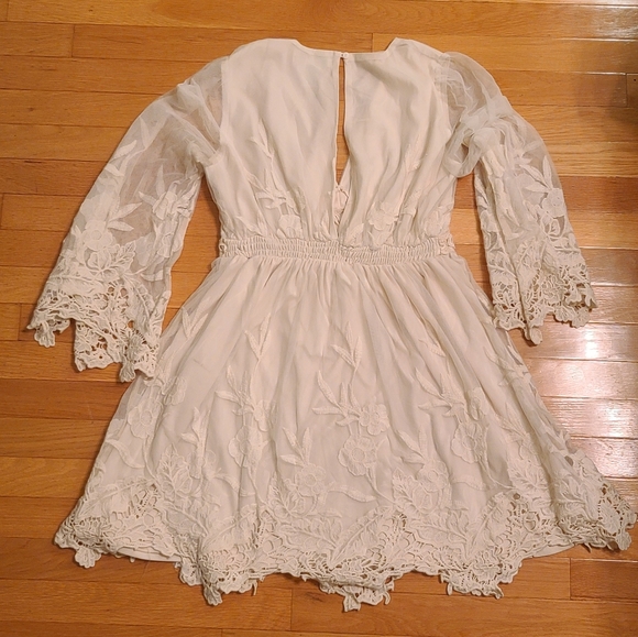 A.CALIN White Floral Dress - Picture 5 of 8